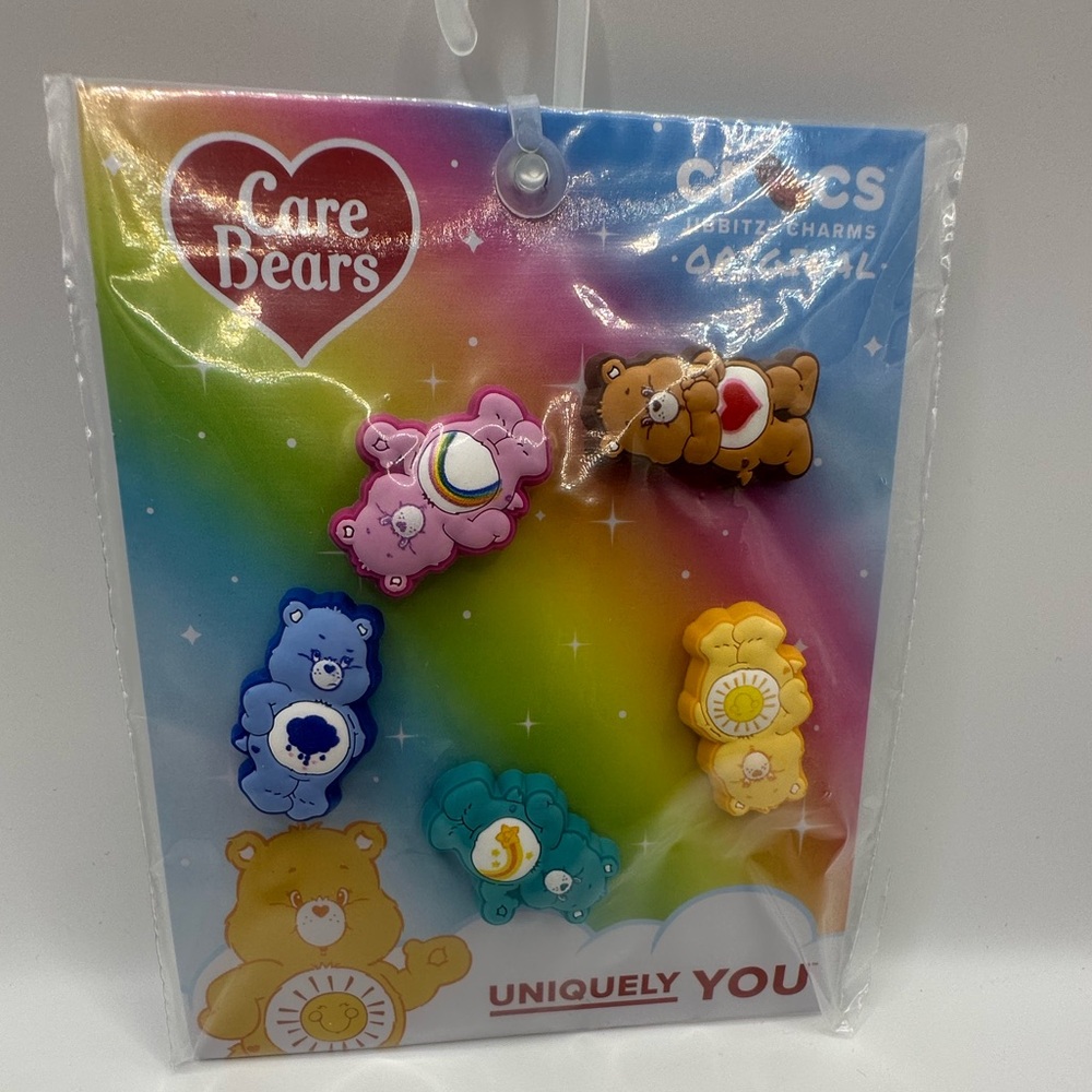 Care Bears Crocs Jibbitz Charms Set of 5 NWT - Picture 2 of 12